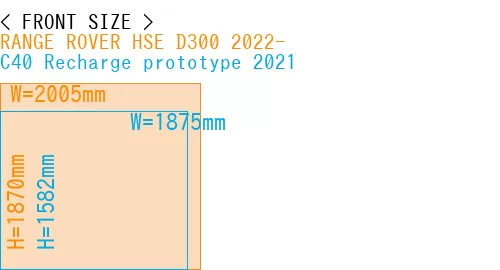 #RANGE ROVER HSE D300 2022- + C40 Recharge prototype 2021